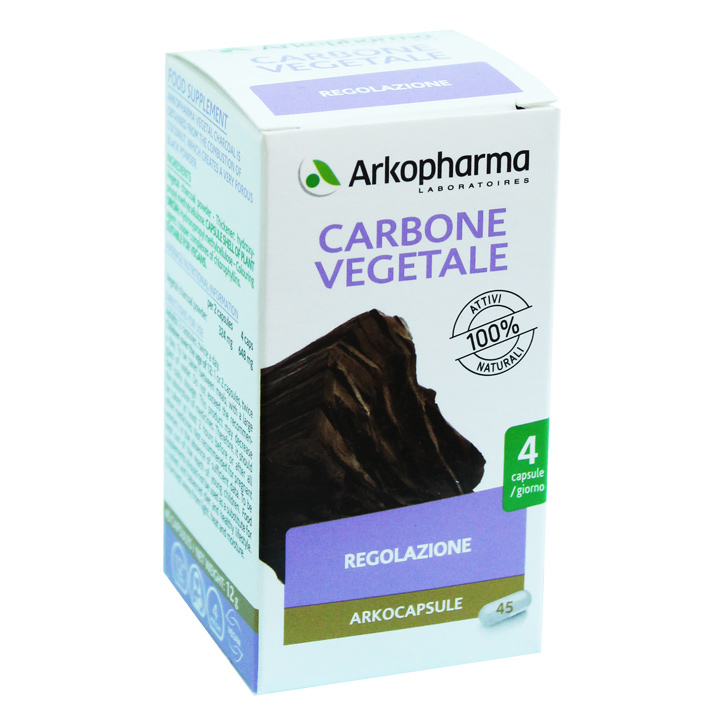 Arko Carbone vegetale cps. a 45 (Biljni ugalj)