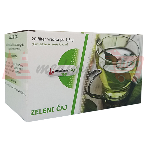 Čaj Zeleni filter 20x1,5g (Medimpex)