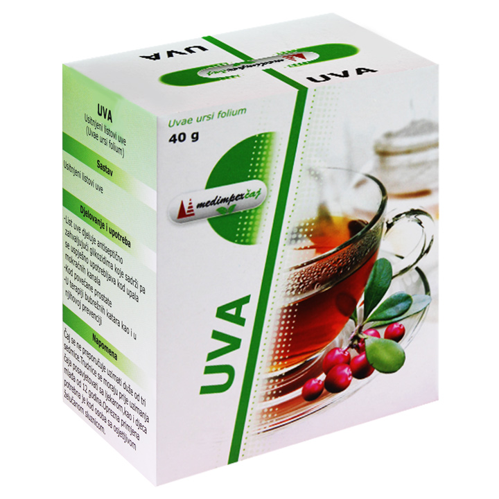 Čaj Uva (Uvae ursi folium) 40g (Medimpex)