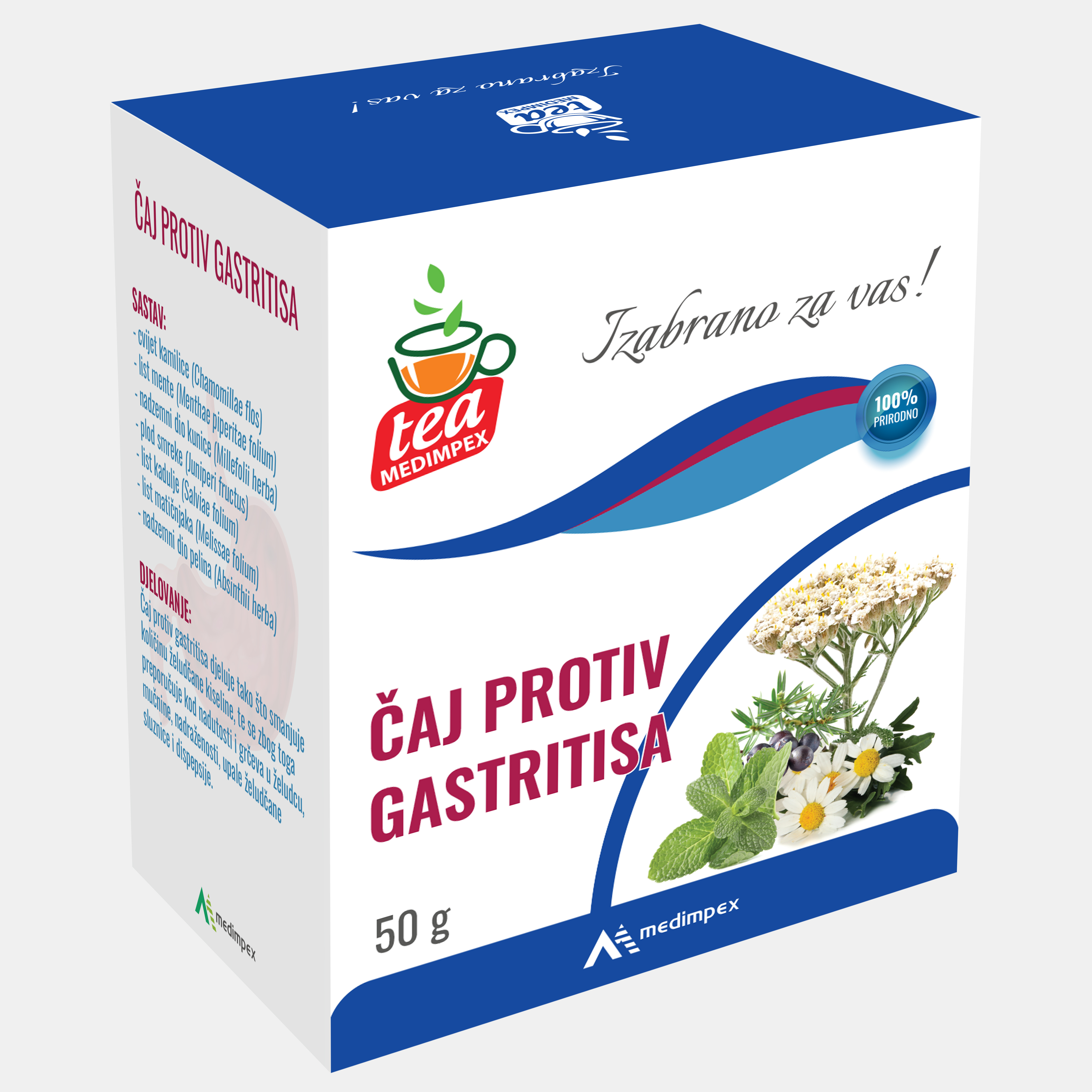 Čaj Protiv gastritisa  50g (Medimpex)