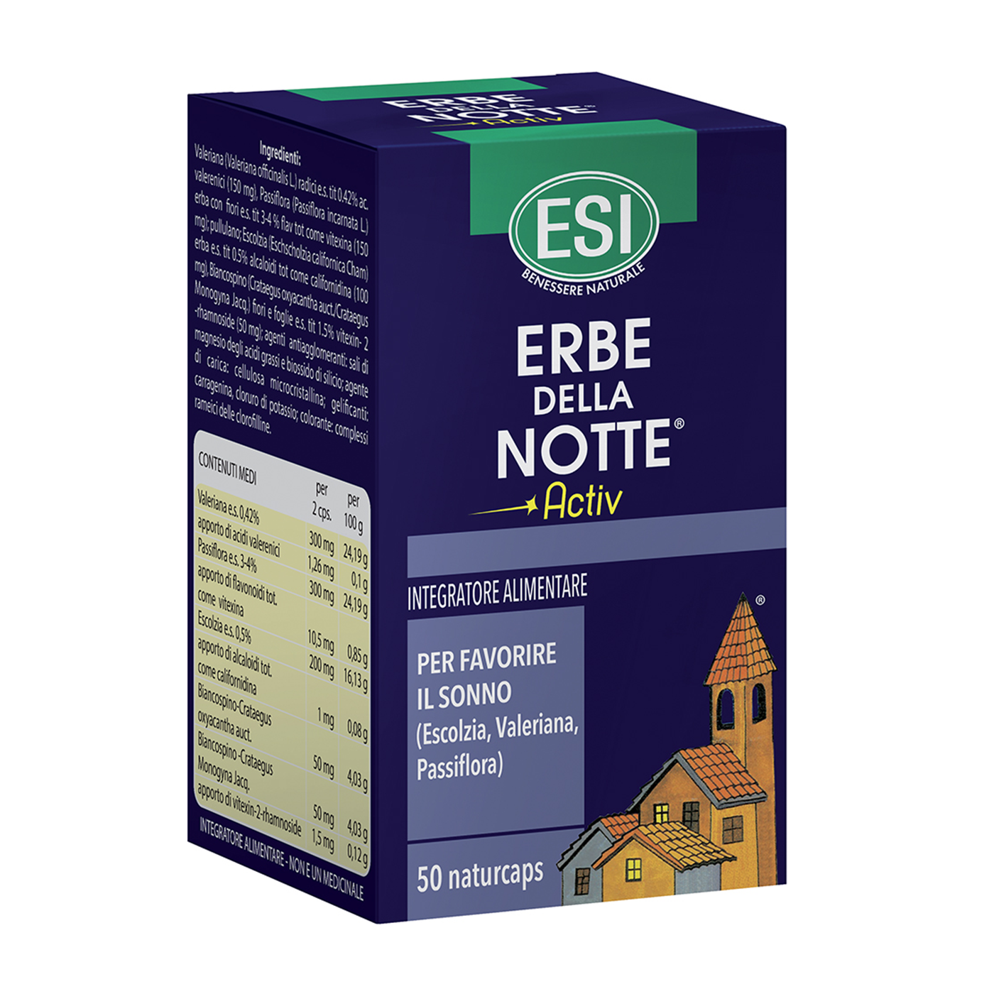 Esi Erbe Della Notte Activ a  50 naturcaps