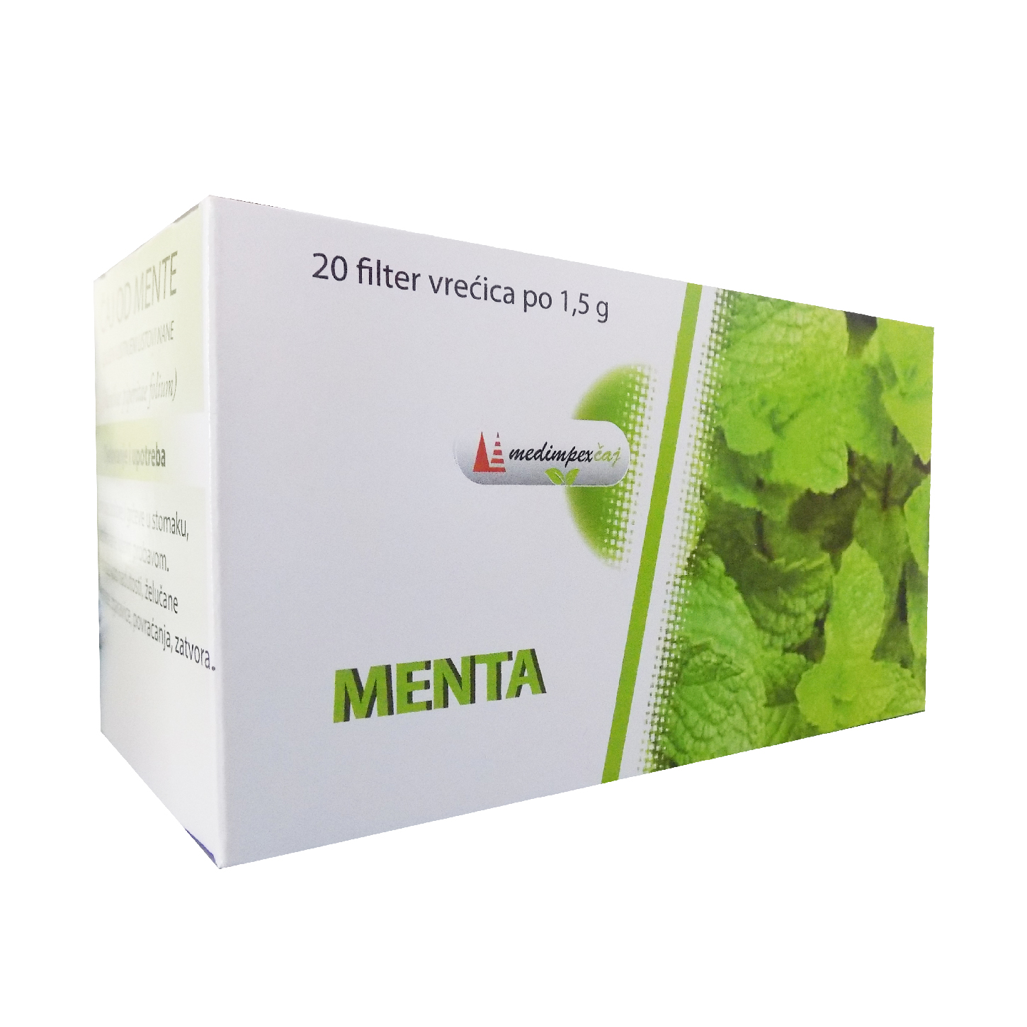 Čaj Menta filter 20x1,5g(Medimpex)