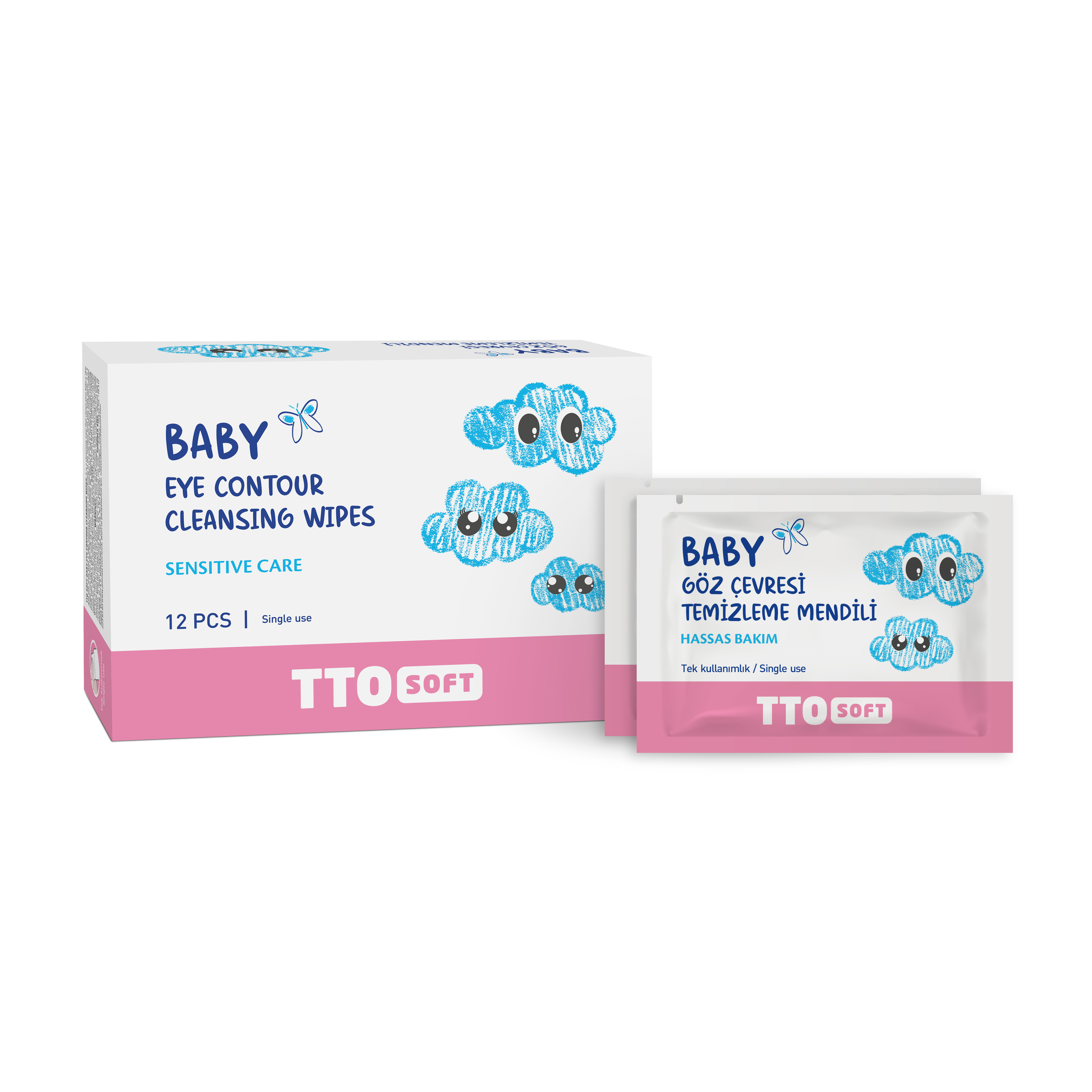 TTO Baby nježne maramice za oči 12 pcs/box