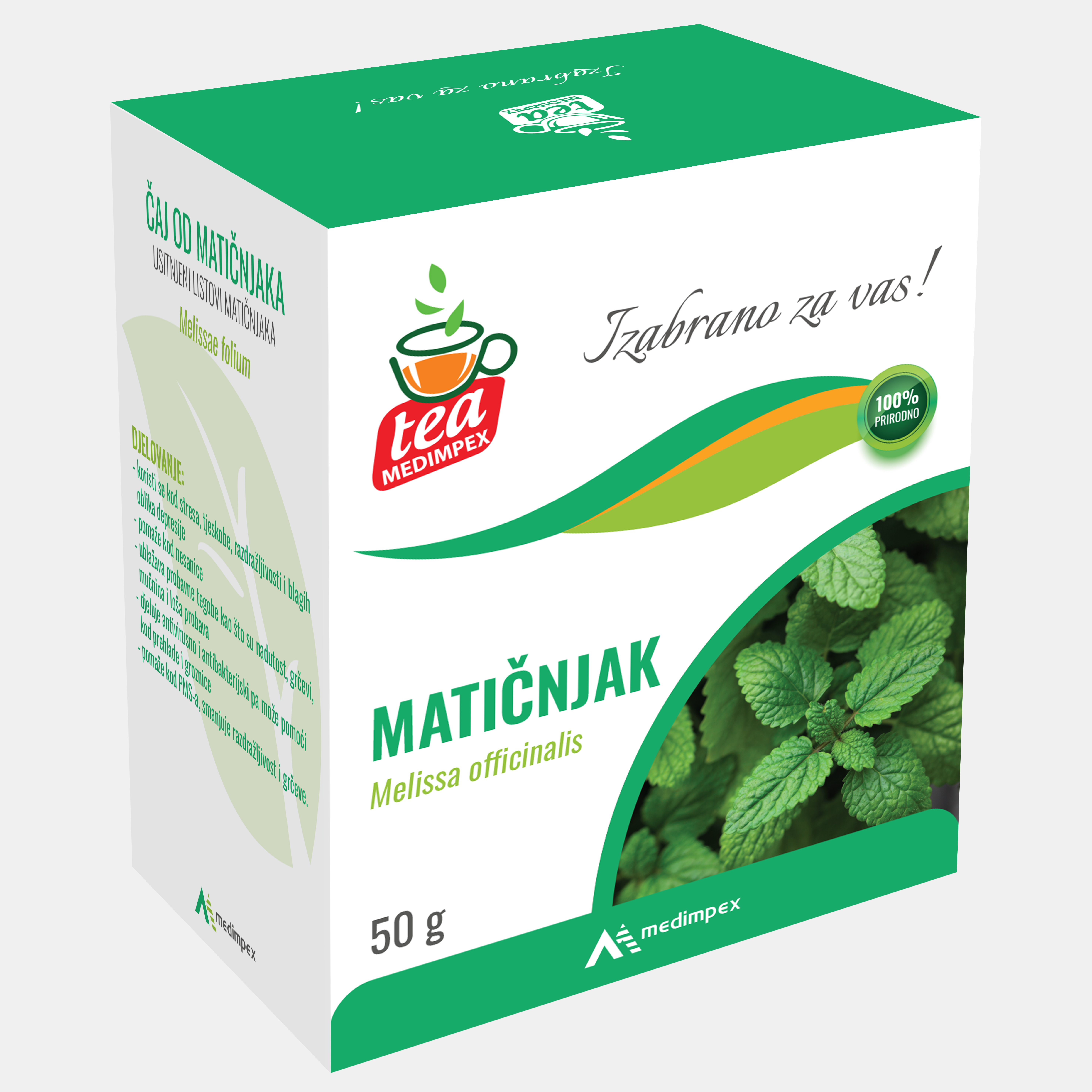 Čaj Matičnjak list 50g (Medimpex)