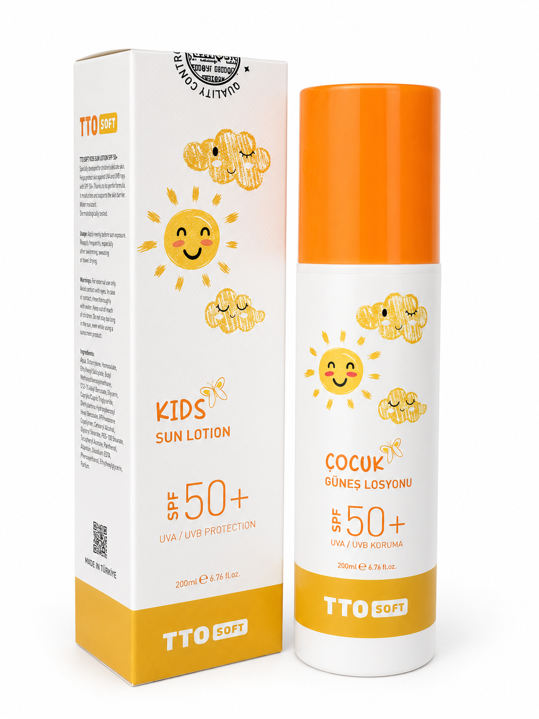 TTO nježni losion za sunčanje za djecu SPF 50